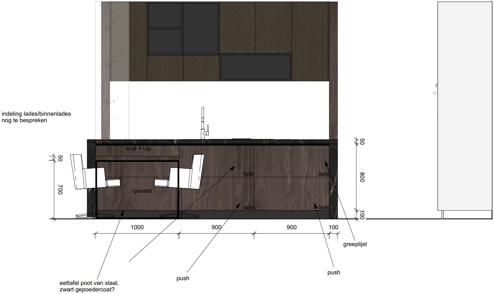 Maatwerktekening 2, appartement met zeezicht