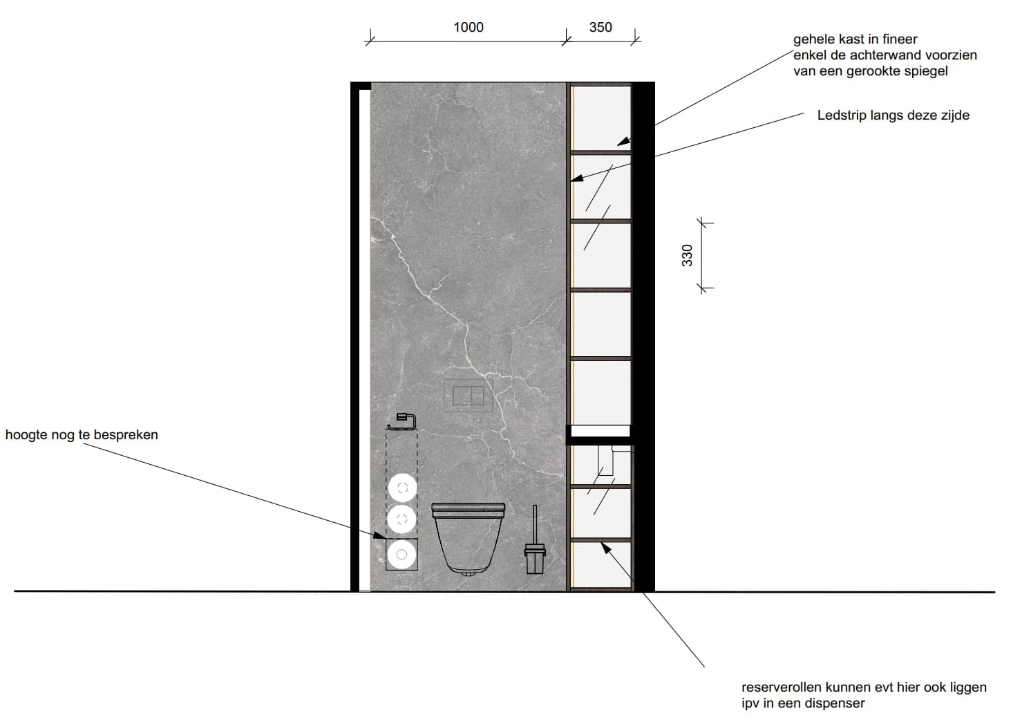 Maatwerktekening 4, appartement met zeezicht