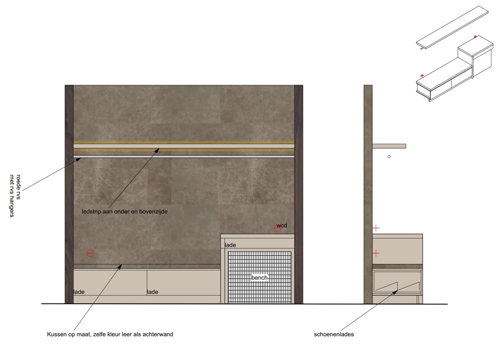Maatwerktekening 5, appartement met zeezicht