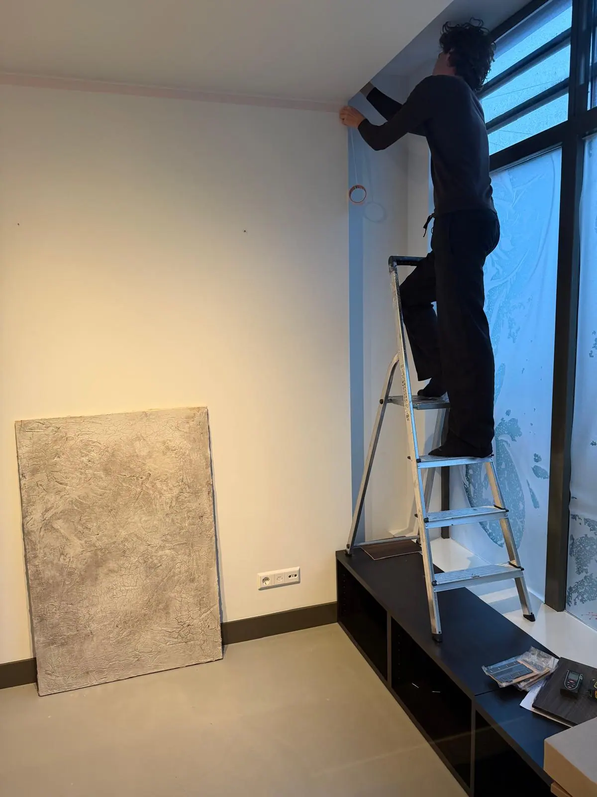 Tijdens de uitvoering, samuel studio