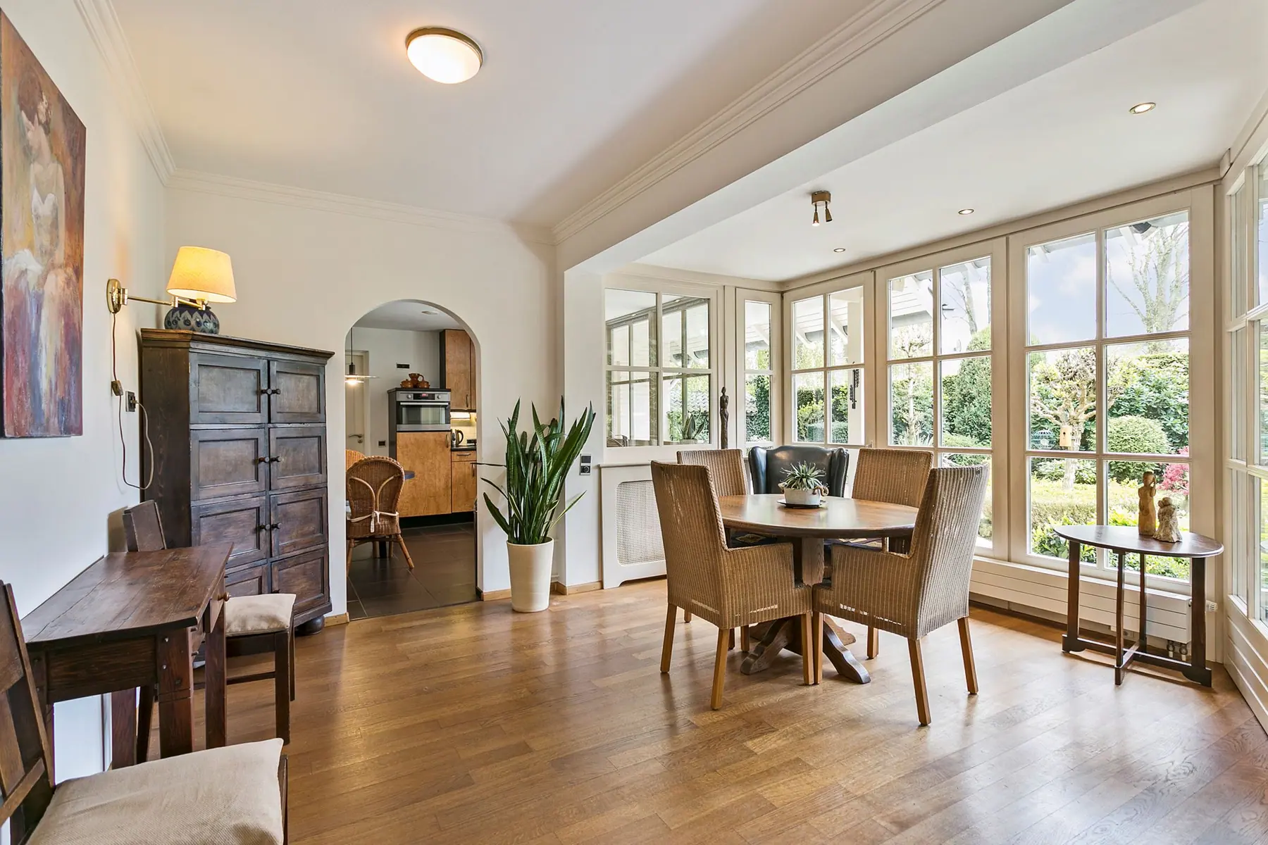 Situatie voor de verbouwing 2, woonhuis met open eikenhouten trap