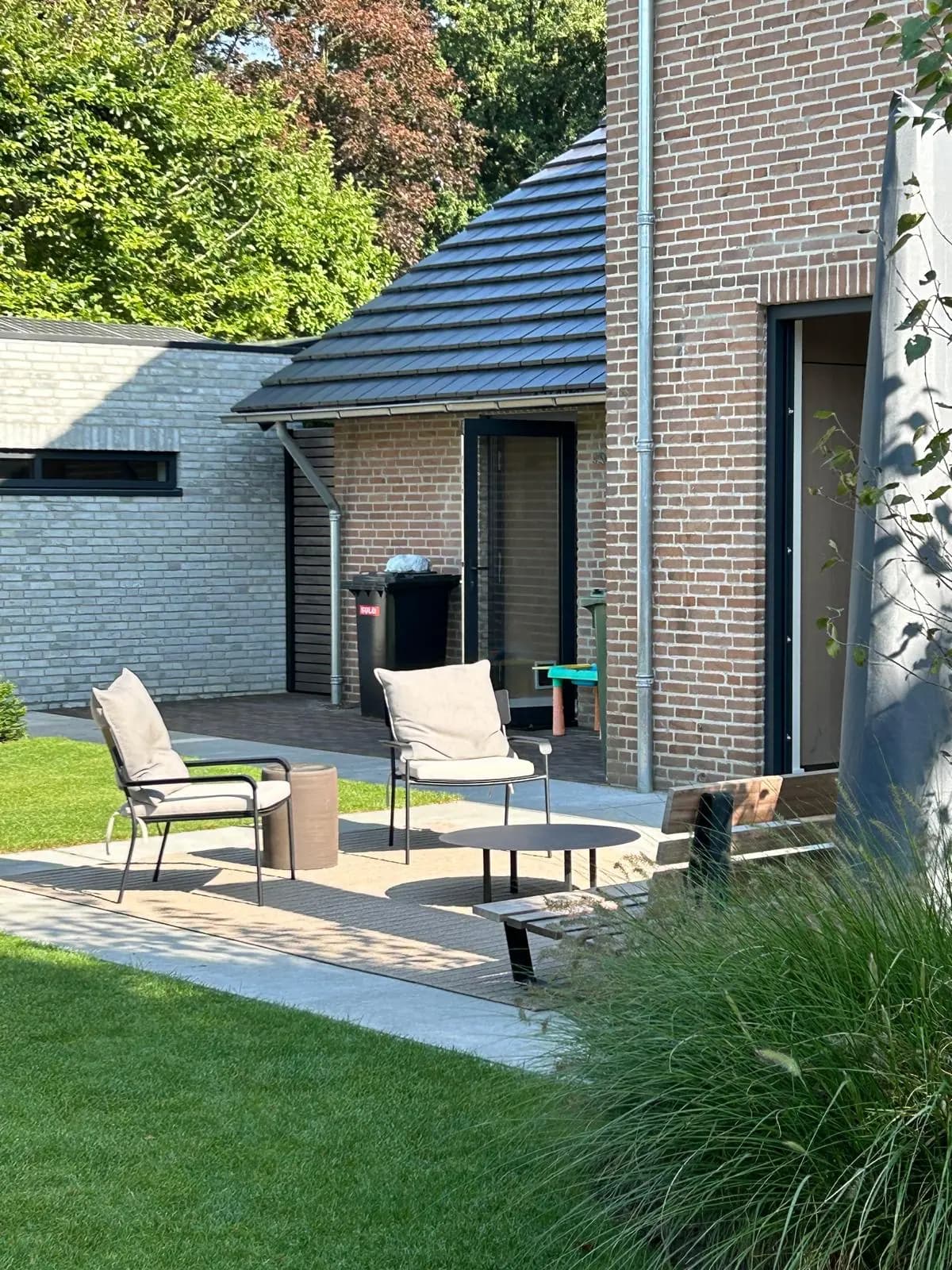 Opgeleverd resultaat, woonhuis met tuinkamer