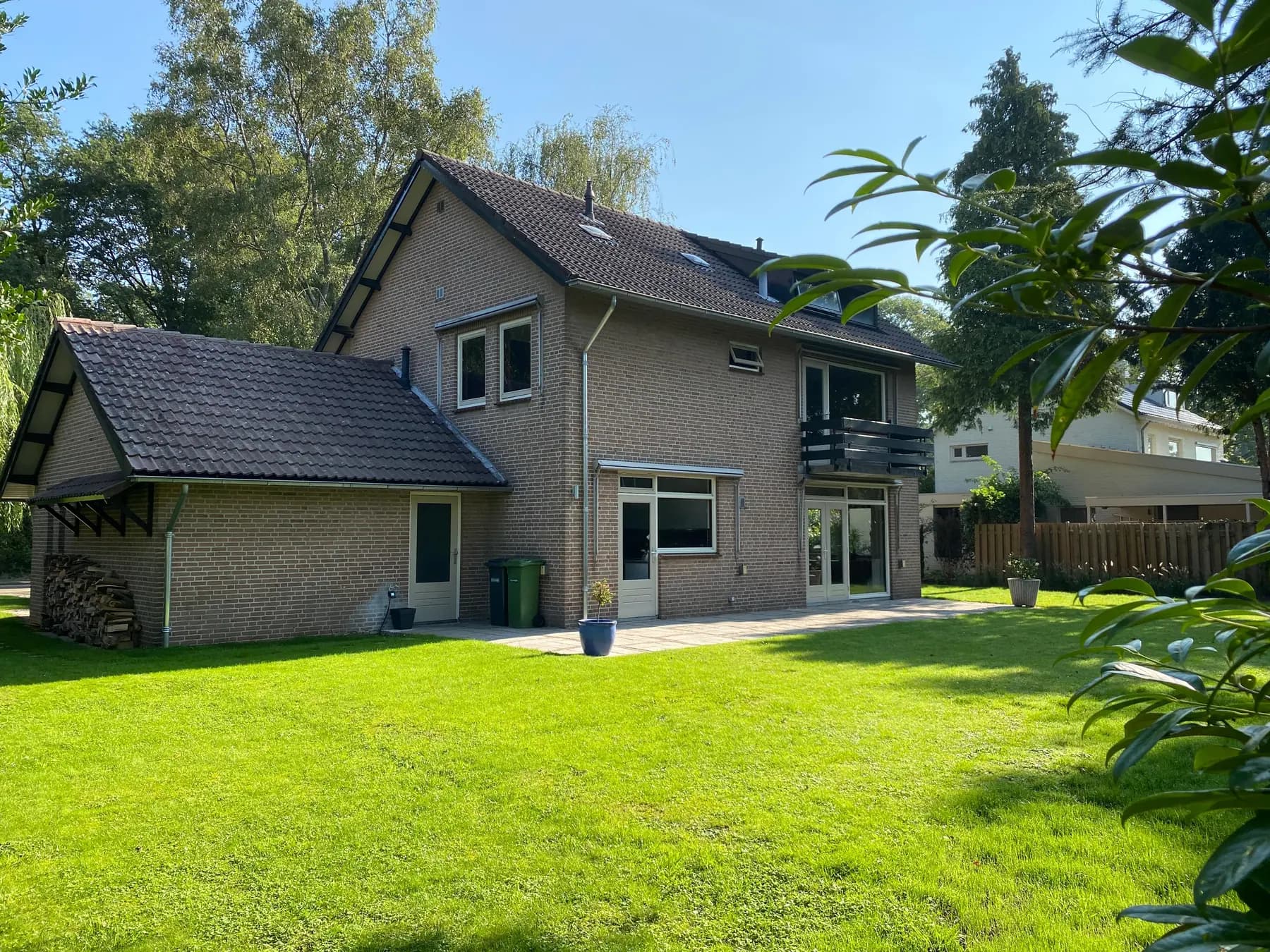 Situatie voor de verbouwing, woonhuis met tuinkamer