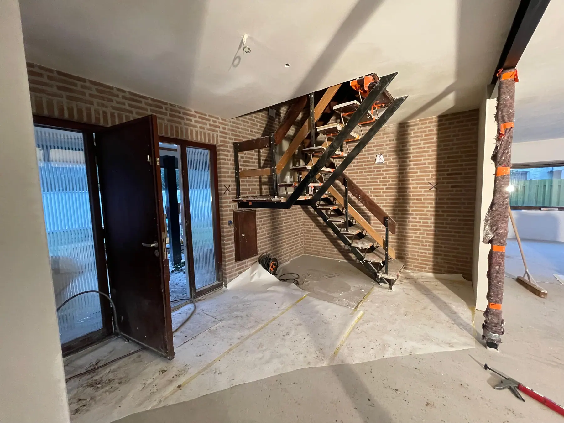 Tijdens de uitvoering 2, woonhuis met tuinkamer
