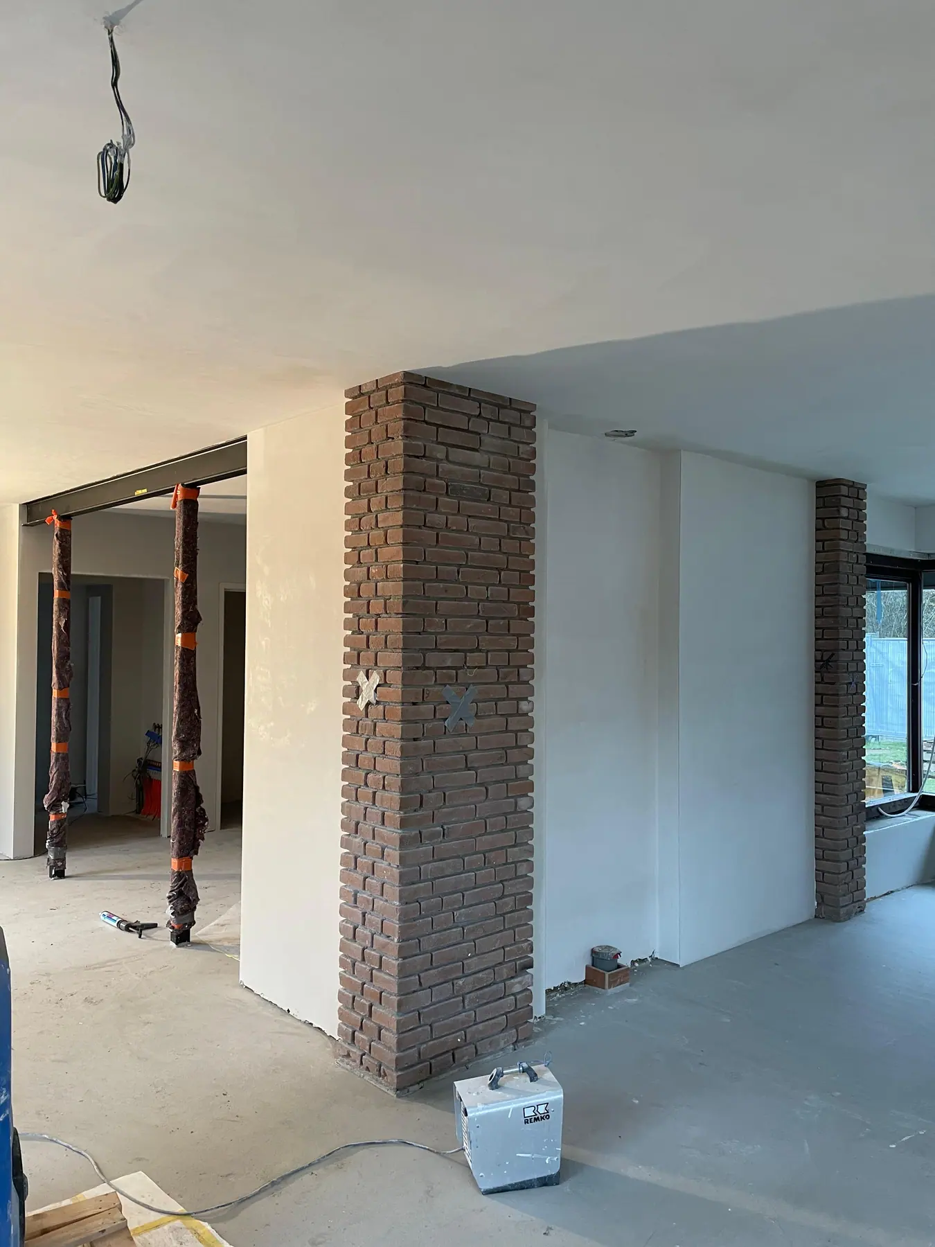 Tijdens de uitvoering 3, woonhuis met tuinkamer