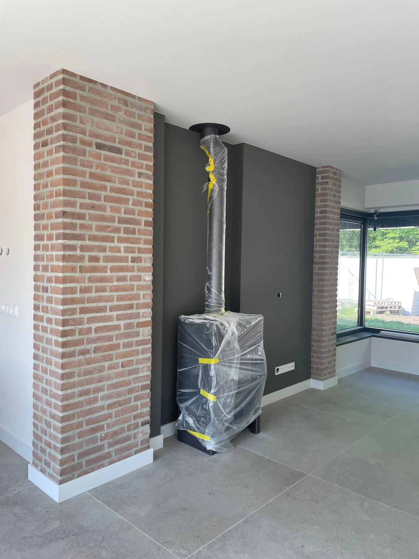 Tijdens de uitvoering 5, woonhuis met tuinkamer