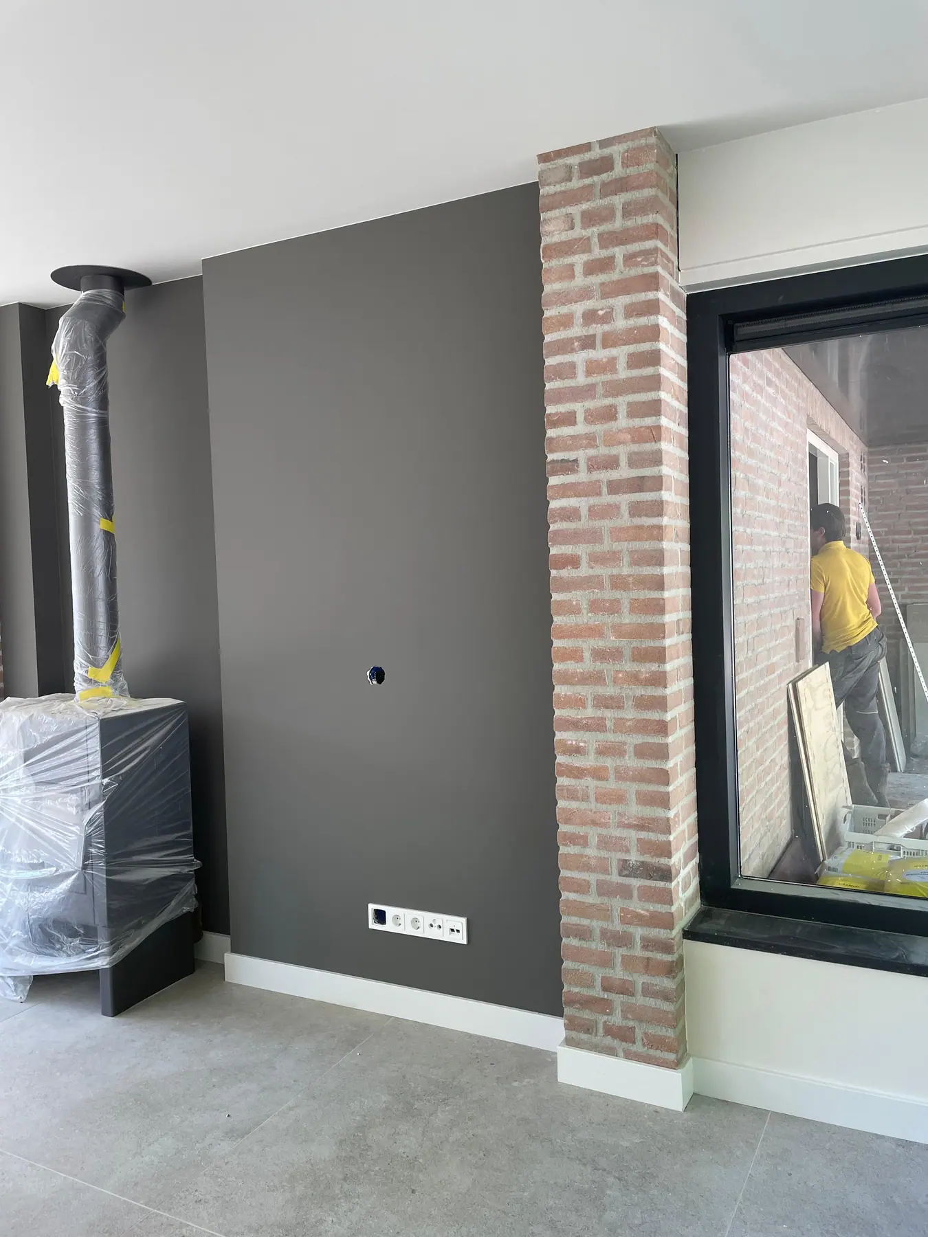 Tijdens de uitvoering 9, woonhuis met tuinkamer