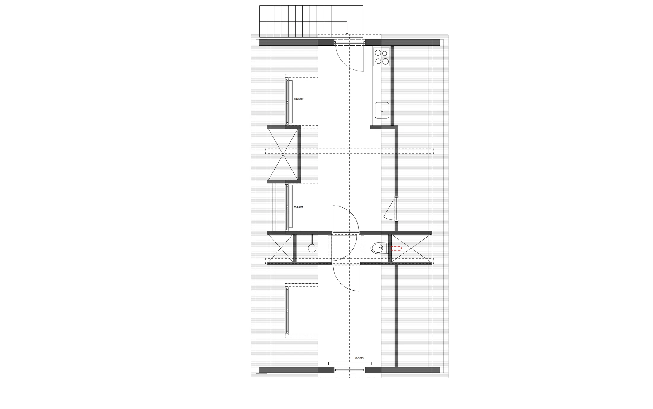 Plattegrond, bouwtekeningen en technische voorbereiding