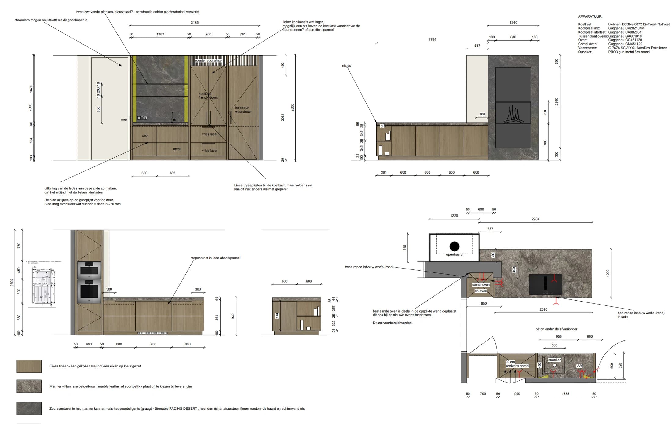 Keukenaanzicht 2, keukenrenovatie