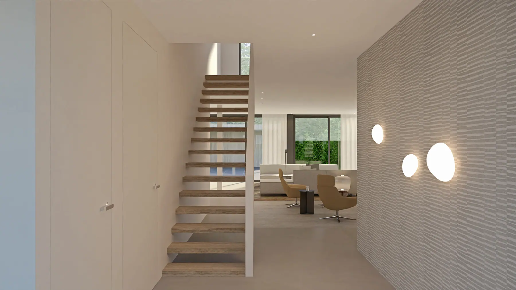 3D-visualisatie van het ontwerp, nieuwbouw