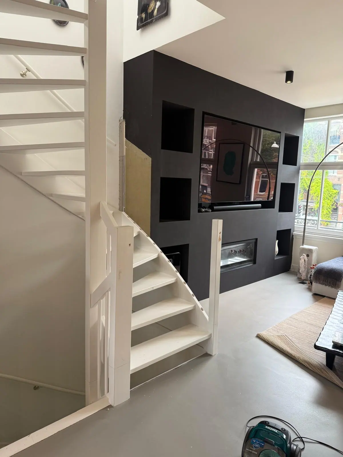 Tijdens de uitvoering 2, restyling, kleur en behang