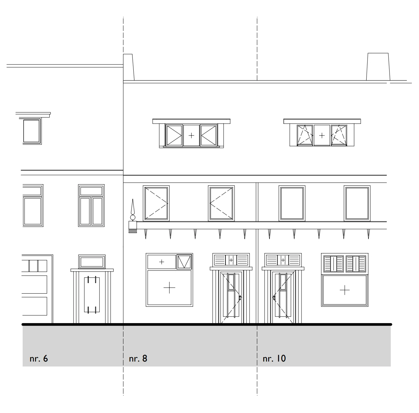 Plattegrond 8, zolderverbouwing en dakkapel